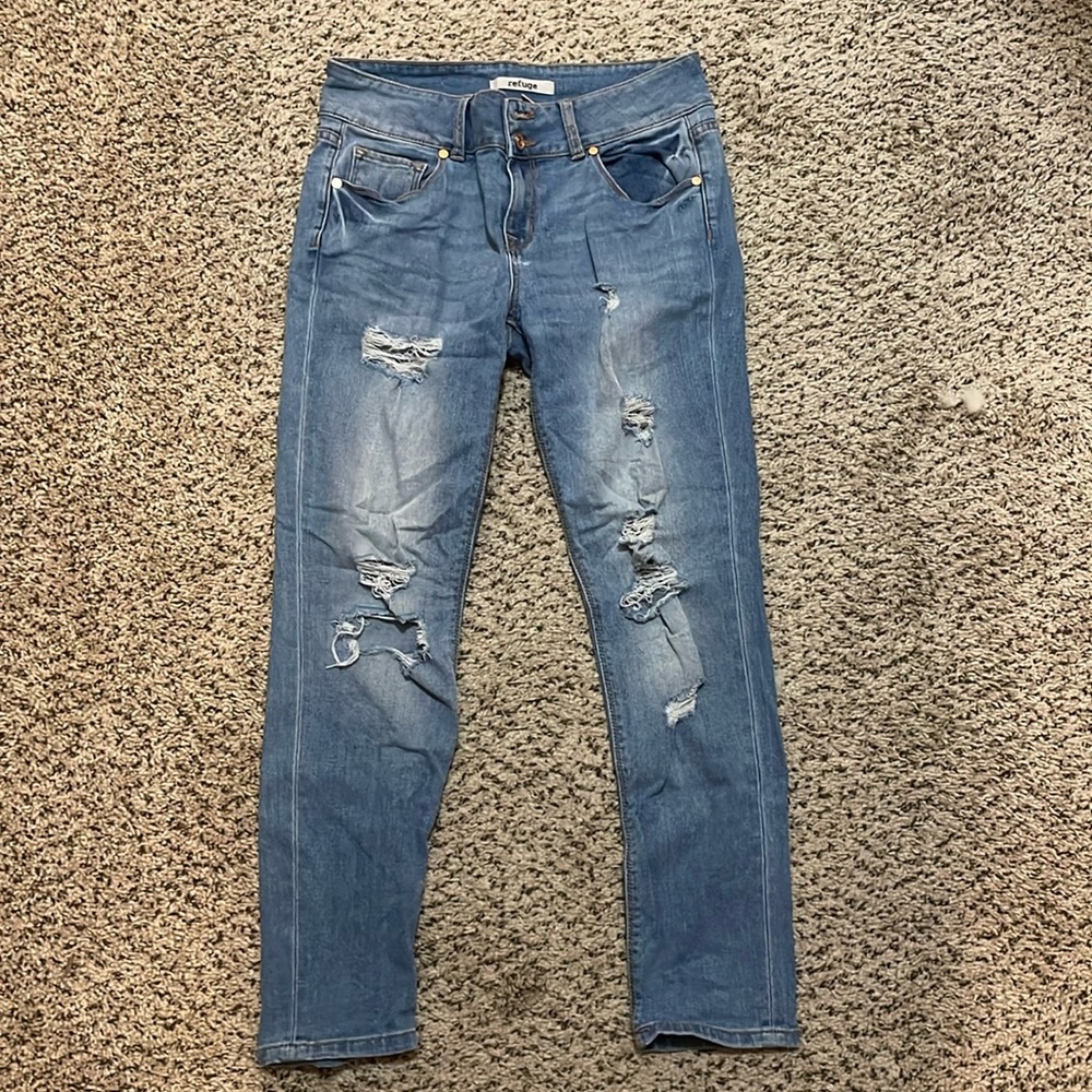 Low rise Refuge skinny jeans